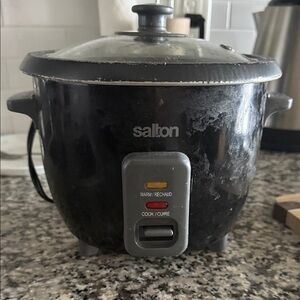 Salton Black Rice Cooker